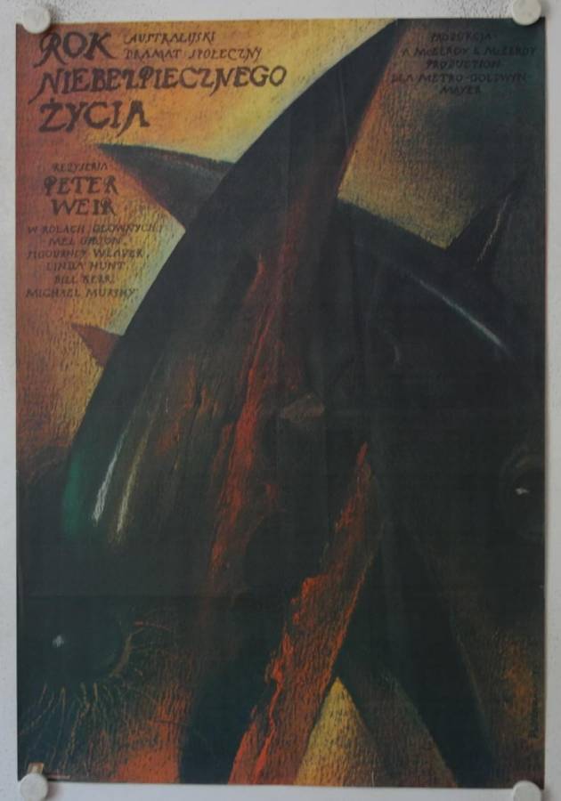 Ein Jahr in der Hölle originales polnisches Filmplakat